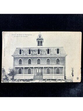 Antique Postcard 1908 Lost History Quebec Convent Sisters Assumption Posted NH